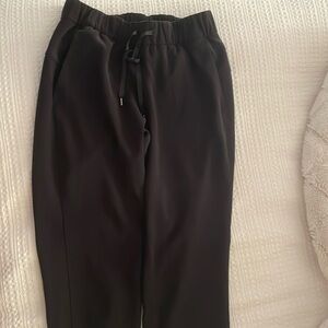 Lululemon size 4 black jogger pants.